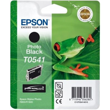 Epson T0541 cartouche d'encre photo noir (Original) 13,9 ml 550 pages 