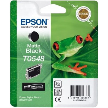 Epson T0548 cartouche d'encre noir mat (Original) 13,9 ml 550 pages 