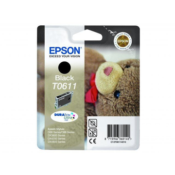 Epson T0611 cartouche d'encre noir (Original) 8,4 ml 250 pages 