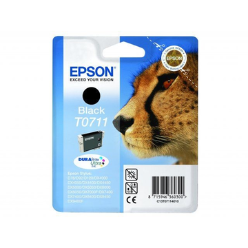 Epson T0711 cartouche d'encre noir (Original) 8,2 ml 245 pag 