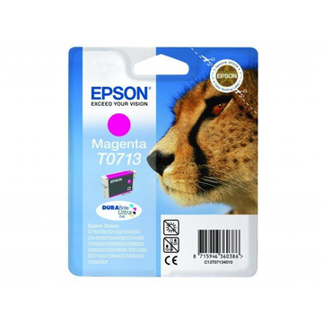 Epson T0713 cartouche d'encre magenta (Original) 5,9 ml 250 pages 