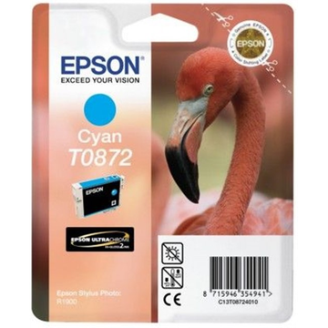 Epson T0872 cartouche d'encre cyan (Original) 11,7 ml 