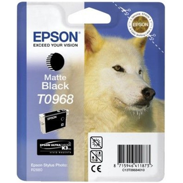 Epson T0968 cartouche d'encre noir mat (Original) 11,7 ml 
