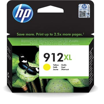 HP 912XL (3YL83AE) cartouche d'encre jaune haute volume (Original) 