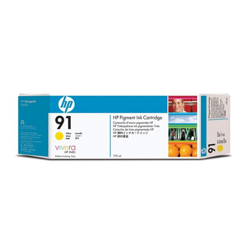 HP 91 (C9469A) cartouche d'encre jaune (Original) 827,8 ml 
