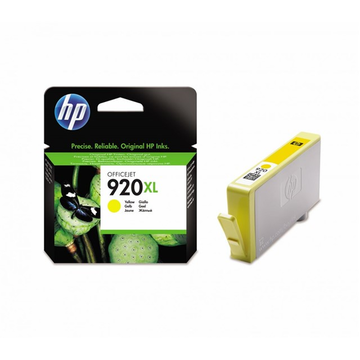 HP 920XL (CD974AE) cartouche d'encre jaune haute volume (Original) 6,3 ml 700 pages 