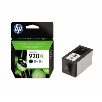 HP 920XL (CD975AE) cartouche d'encre noir haute volume (Original) 52,1 ml 1200 pages 