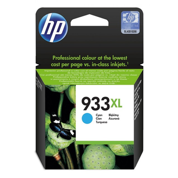 HP 933XL (CN054AE) cartouche d'encre cyan haute volume (Original) 9,3 ml 825 pag 