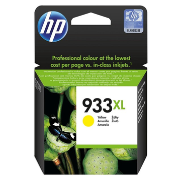 HP 933XL (CN056AE) cartouche d'encre jaune haute volume (Original) 9,3 ml 825 pag 