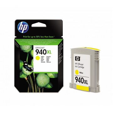 HP 940XL (C4909AE) cartouche d'encre jaune haute volume (Original) 17,3 ml 1400 pages 