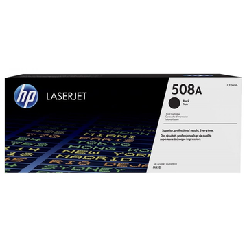 HP 508A (CF360A) toner noir (Original) 6000 pages 