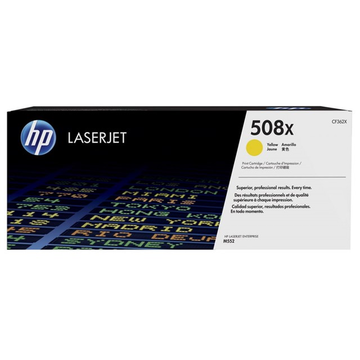 HP 508X (CF362X) toner jaune haute volume (Original) 9500 pages 