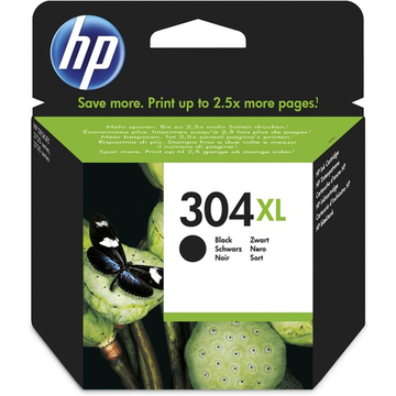 HP 304XL (N9K08AE) cartouche d'encre noir haute volume (Original) 5,5 ml 