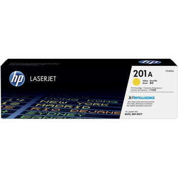 HP 201A (CF402A) toner jaune (Original) 1400 pages 