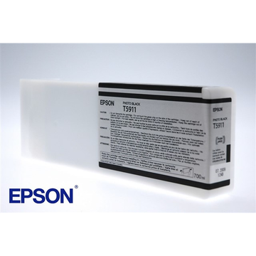 Epson T5911 cartouche d'encre photo noir (Original) 723 ml 