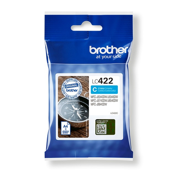 Brother LC422C cartouche d encre cyan (Original) 550 pag 
