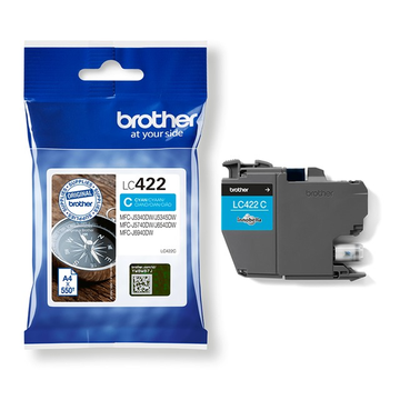 Brother LC422C cartouche d encre cyan (Original) 550 pag 