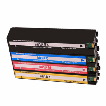 Compatible HP 981A PromoPack: Set: 1x4 couleurs CMYK (Compatible) 