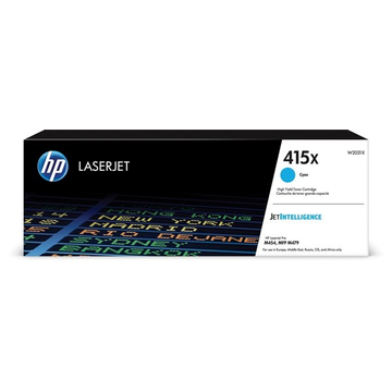 HP 415X (W2031X) toner cyan haute volume (Original) 