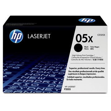 HP 05X (CE505X) toner noir haute volume (Original) 6500 pages 