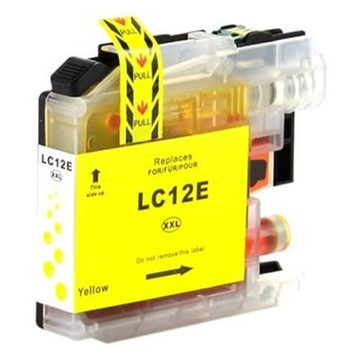 Brother LC12EY cartouche d'encre jaune (Compatible) 18,2 ml 1500 pages 