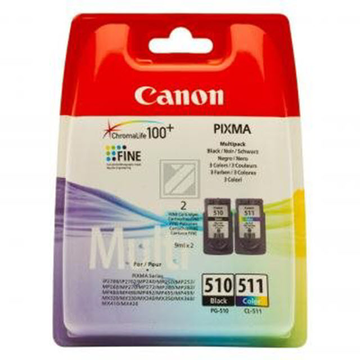 Canon PG510 / CL511 multipack noir et couleur (Original) 