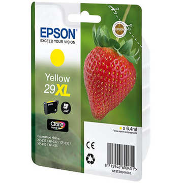 Epson 29XL (T2994) cartouche d'encre jaune haute volume (Original) 6,4 ml 
