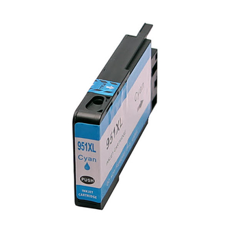 Compatible HP 951XL (CN046AE) cartouche d'encre cyan haute volume (Compatible) 27 ml 