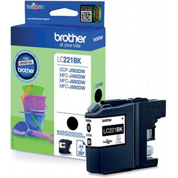 Brother LC221BK (Original) 260 pages 