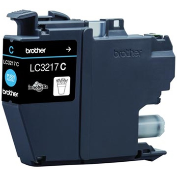 Brother LC3217C cartouche d'encre cyan (Original) 550 pages 