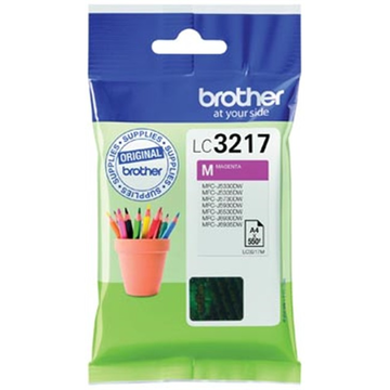 Brother LC3217M cartouche d'encre magenta (Original) 550 pages 