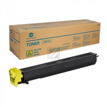 Minolta TN711Y (A3VU250) toner jaune (Original) 31500 pages 