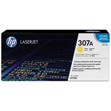 HP 307A (CE742A) toner jaune (Original) 7300 pages 