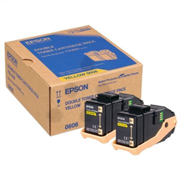 Epson S050606 toner jaune pack de 2 (Original) 