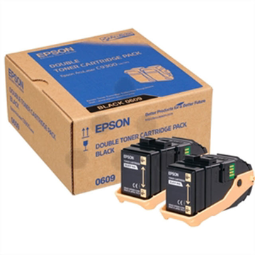 Epson S050609 toner noir pack de 2 (Original) 