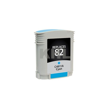 Compatible HP 82 (C4911A) cartouche d'encre cyan (Compatible) 71,1 ml 