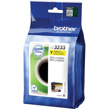 Brother LC3233Y cartouche d'encre jaune (Original) 1500 pages 