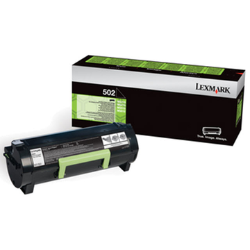 Lexmark 502 (50F2000) toner noir (Original) 1500 pages 