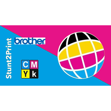 Brother LC421XL Stunt2Print Double Pack: 2x4 couleurs CMYK (Compatible) 