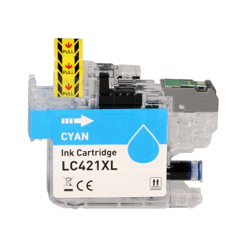 Brother LC421XLC cartouche d encre cyan (Compatible) 7,5ml 