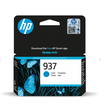 HP 937 (4S6W2NE) cartouche d'encre cyan (original) 800 pag 