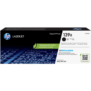 HP 139X (W1390X) toner noir grand volume (Original) 4.000 pag 