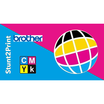 Canon 069H Stunt2Print: Double Pack: 2x4 couleurs CMYK (Compatible) 