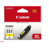 Canon CLI551Y XL cartouche d'encre jaune haute volume (Original) 11,5 ml 695 pag 