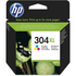 HP 304XL (N9K07AE) cartouche d'encre couleur haute volume (Original) 7 ml 